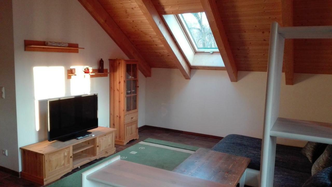 Blockhaus - Ferienwohnung Sunrise Augustusburg Exterior foto